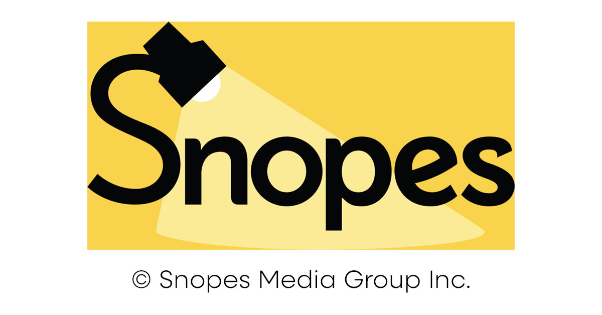 Snopes social media share banner